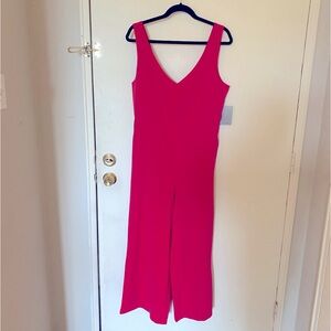 NWT! Melloday Magenta size L pants Jumpsuit